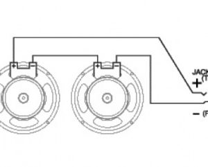 Two 8 ohm clearance speakers in parallel