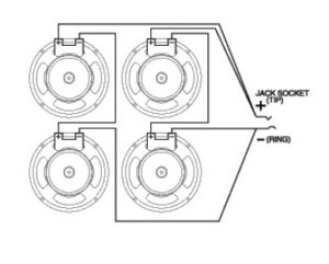 4 16 ohm speakers wired sale 8 ohms