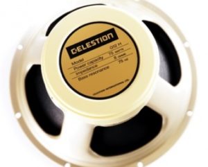 The Creamback H guitar speaker.